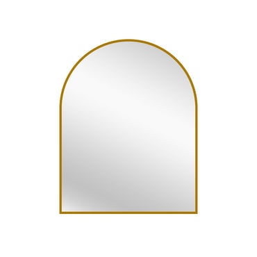 Gold Metal Arch Mirror - Small 80cm x 100cm