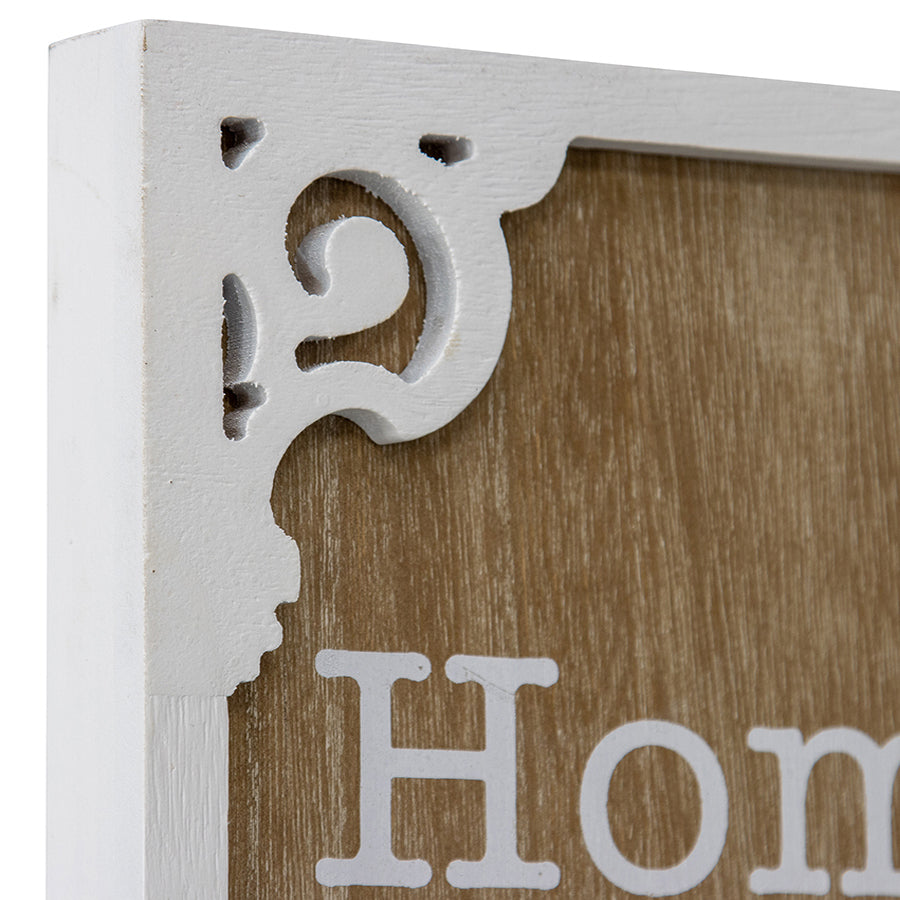 80cm Hamptons Home Sweet Home Wall Art 80cm