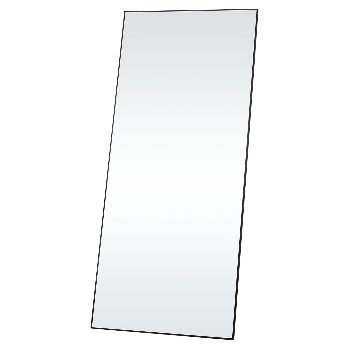 VEVOR Full Length Mirror, 1800x785 mm, Extra Large Standing Hanging or Leaning Rectangle Floor Mirror with Tempered Glass Aluminum Alloy Frame, Full Body Dressing Mirror for Living Room Bedroom, Black